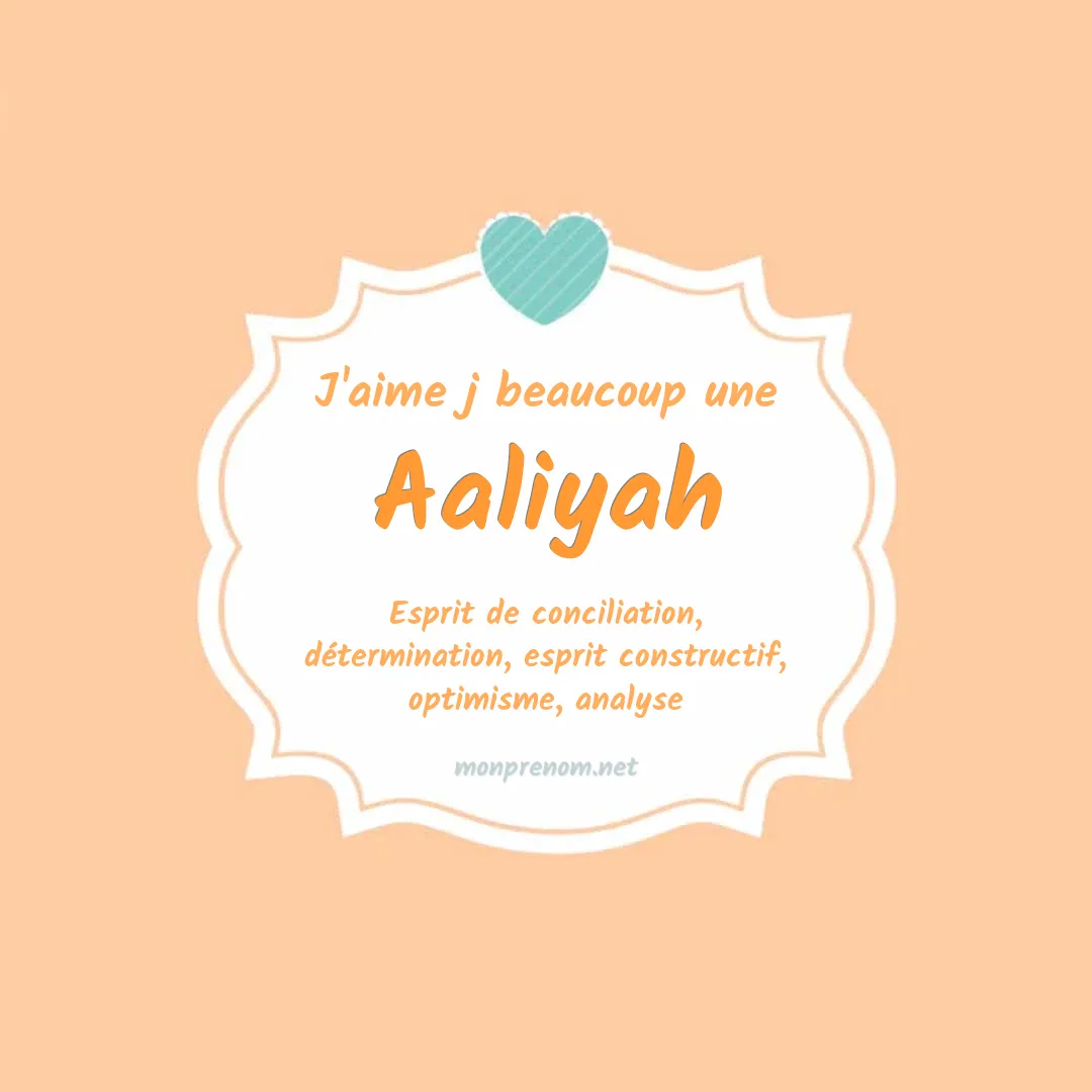 J'aime beaucoup Aaliyah