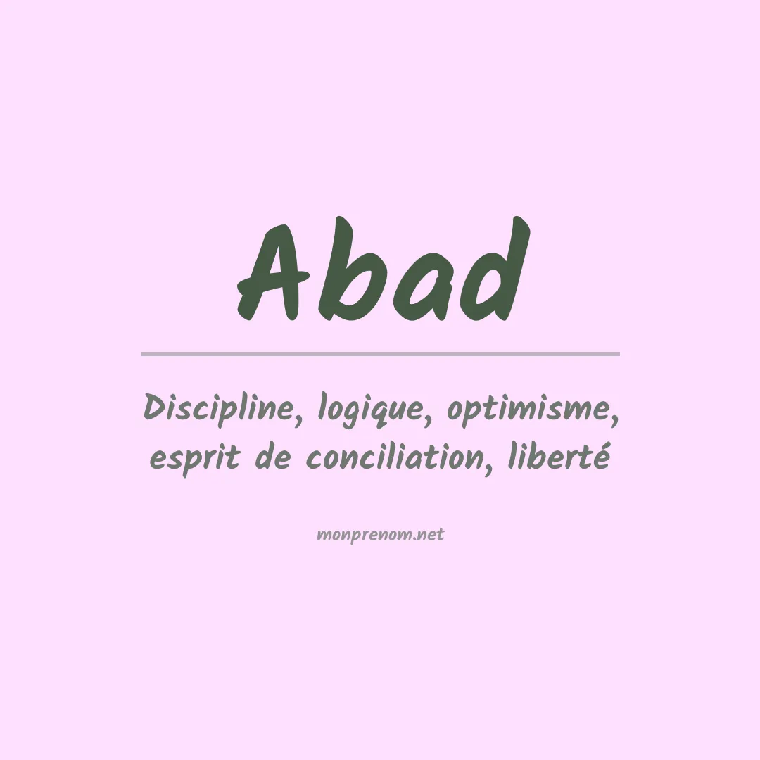 Prénom Abad