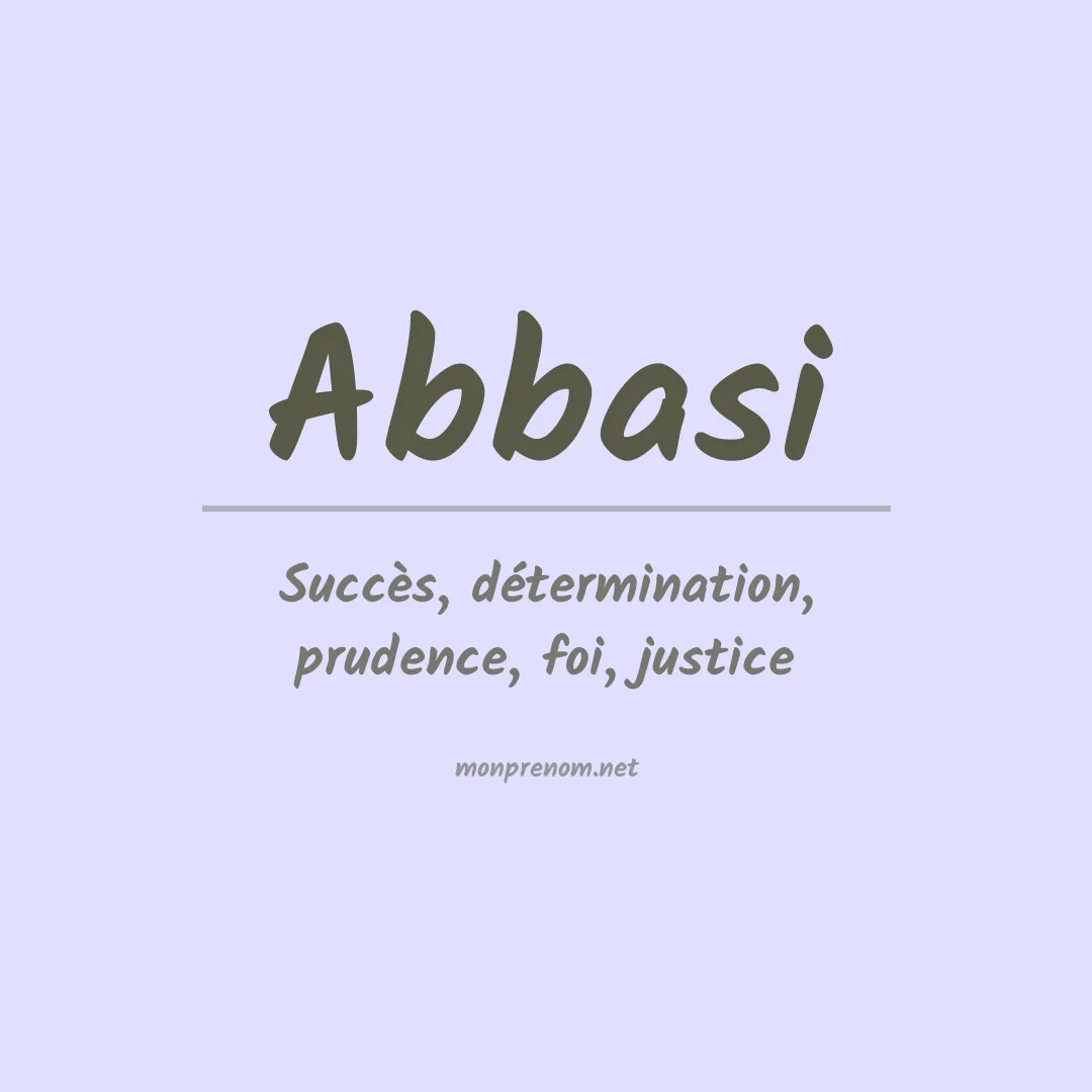 Prénom Abbasi