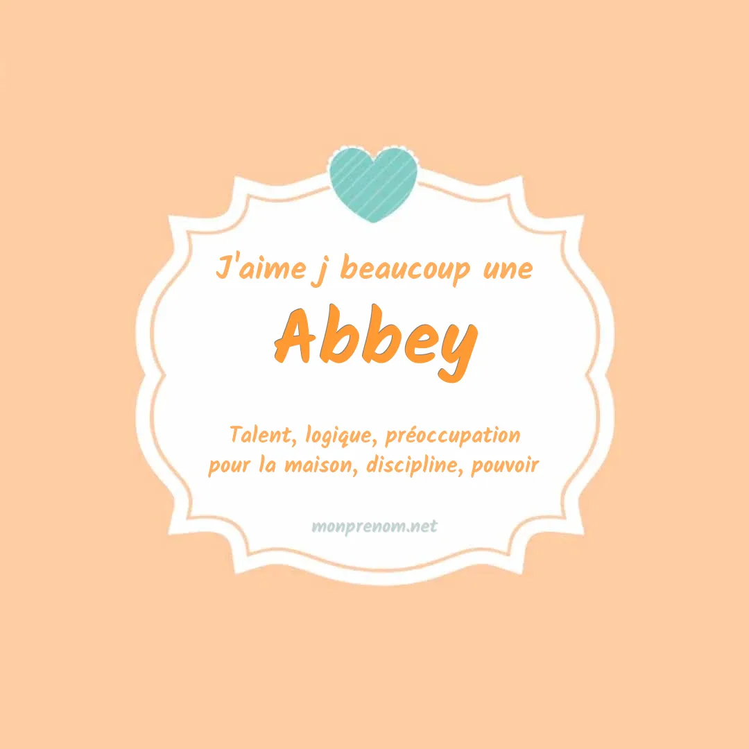 J'aime beaucoup Abbey