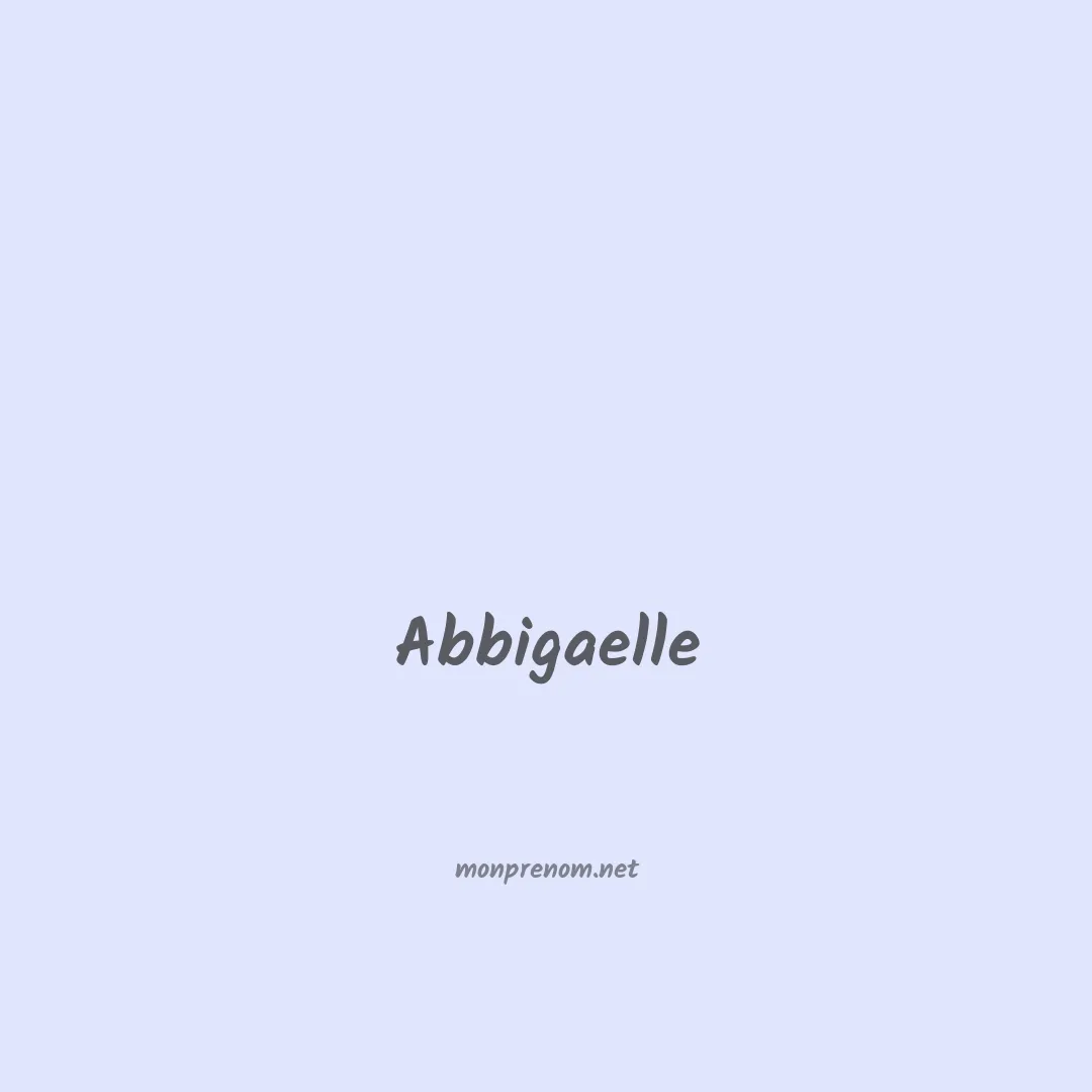 Abbigaelle en chinois
