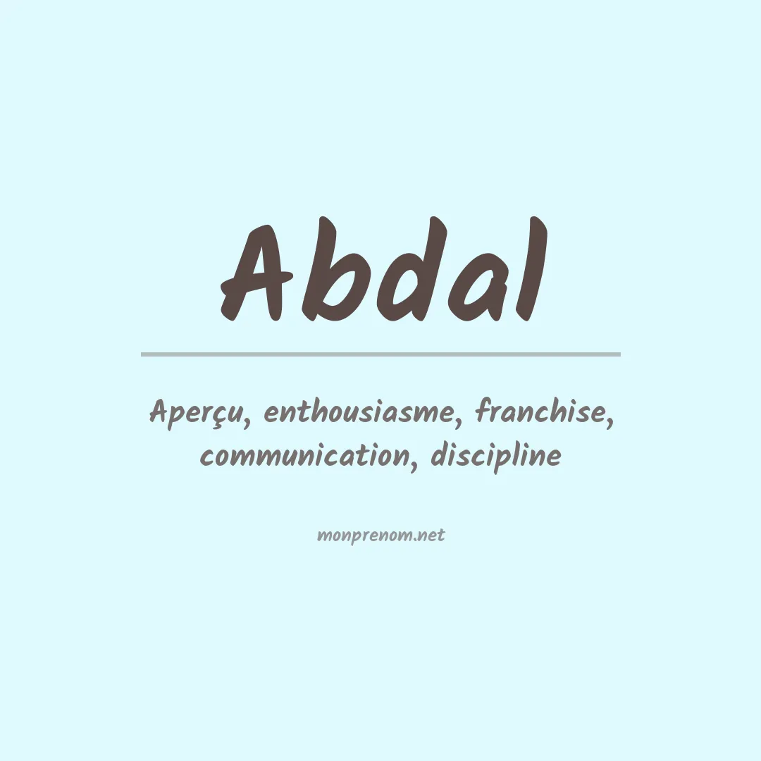 Prénom Abdal