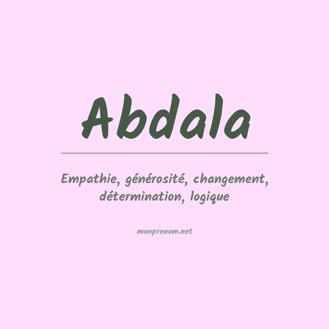 Prénom Abdala