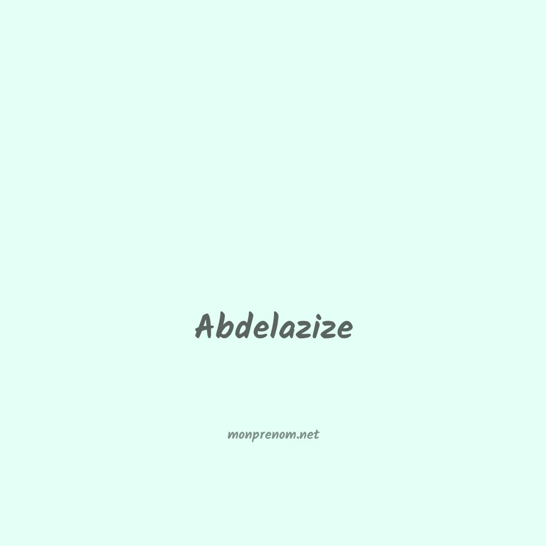 Abdelazize en chinois