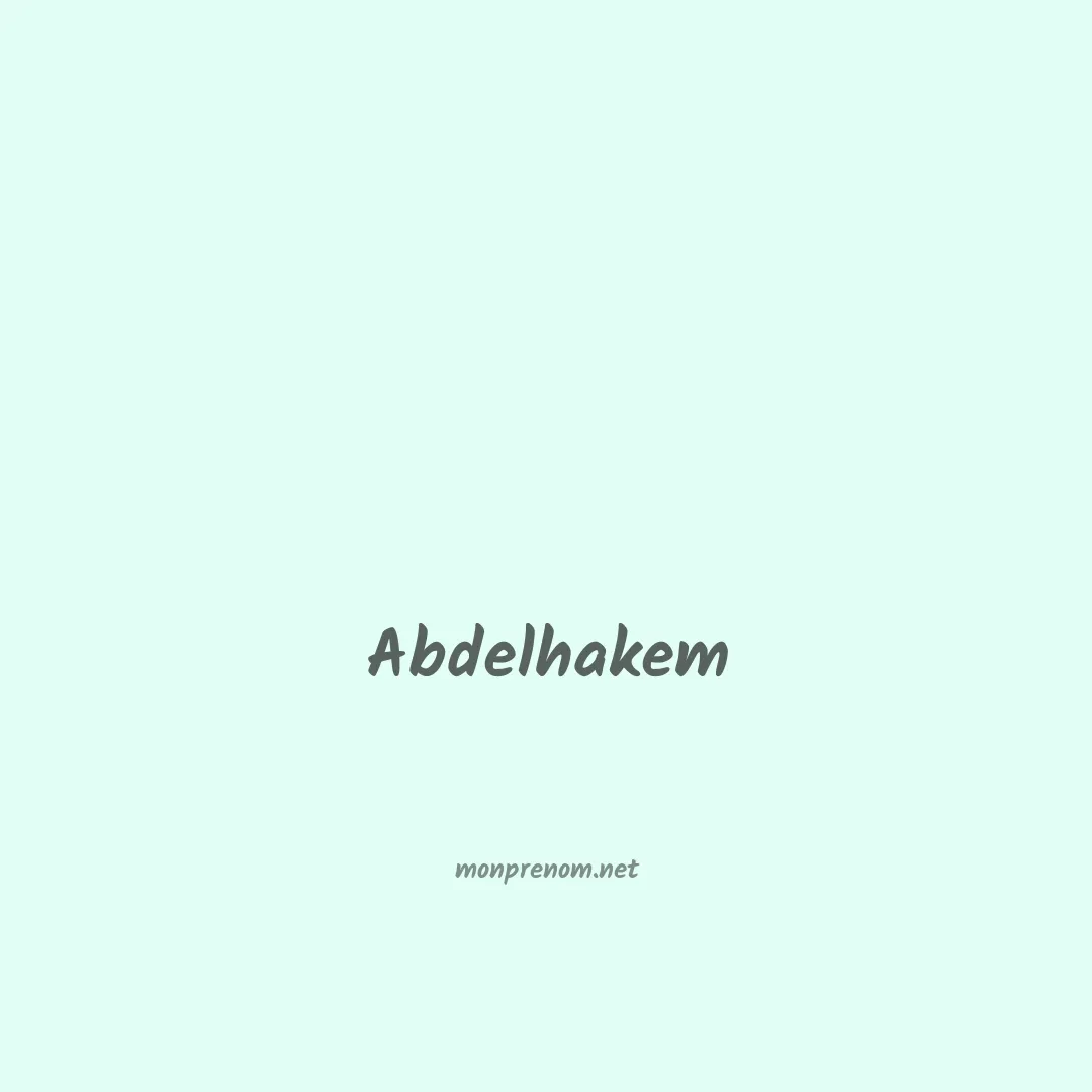 Abdelhakem en chinois