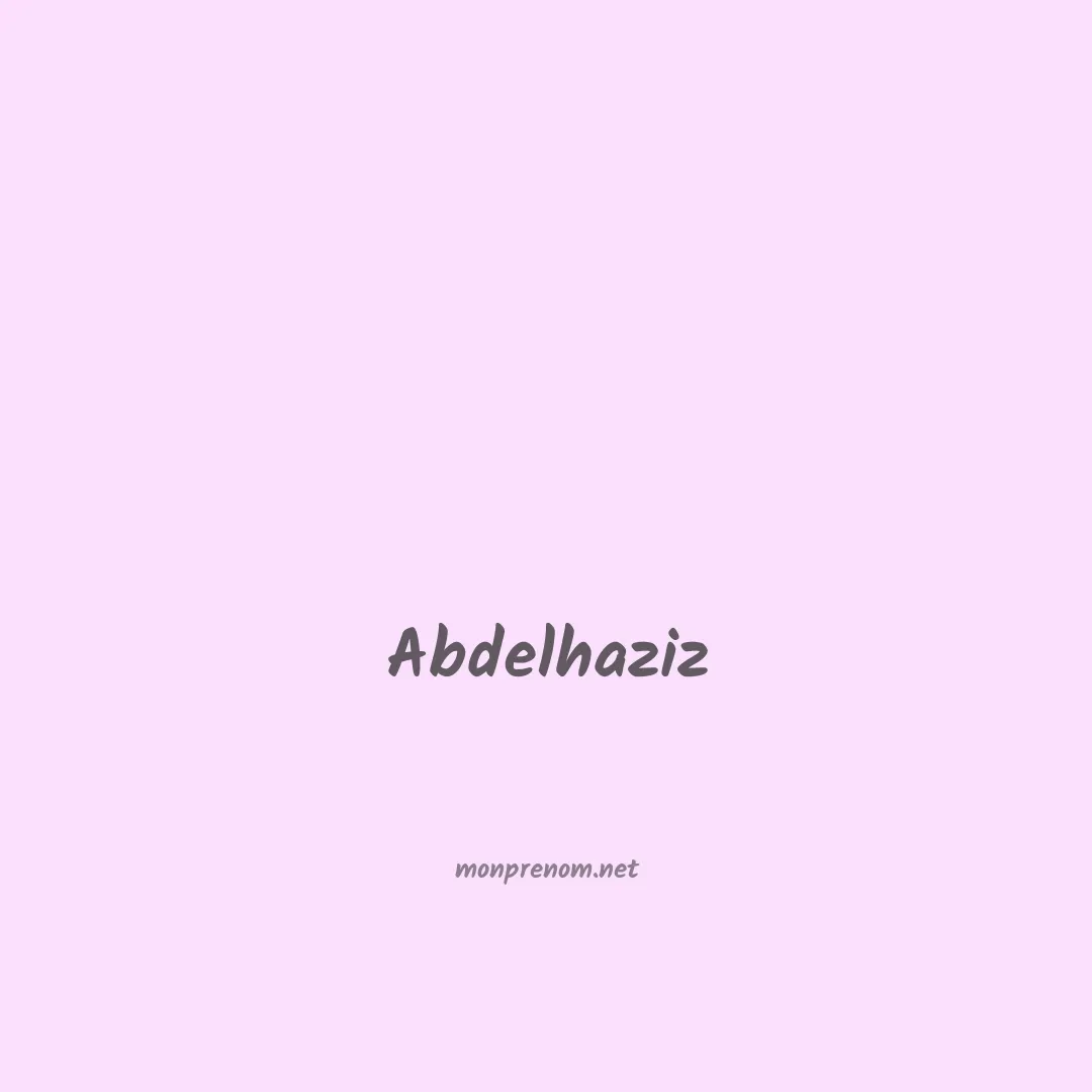Abdelhaziz en chinois