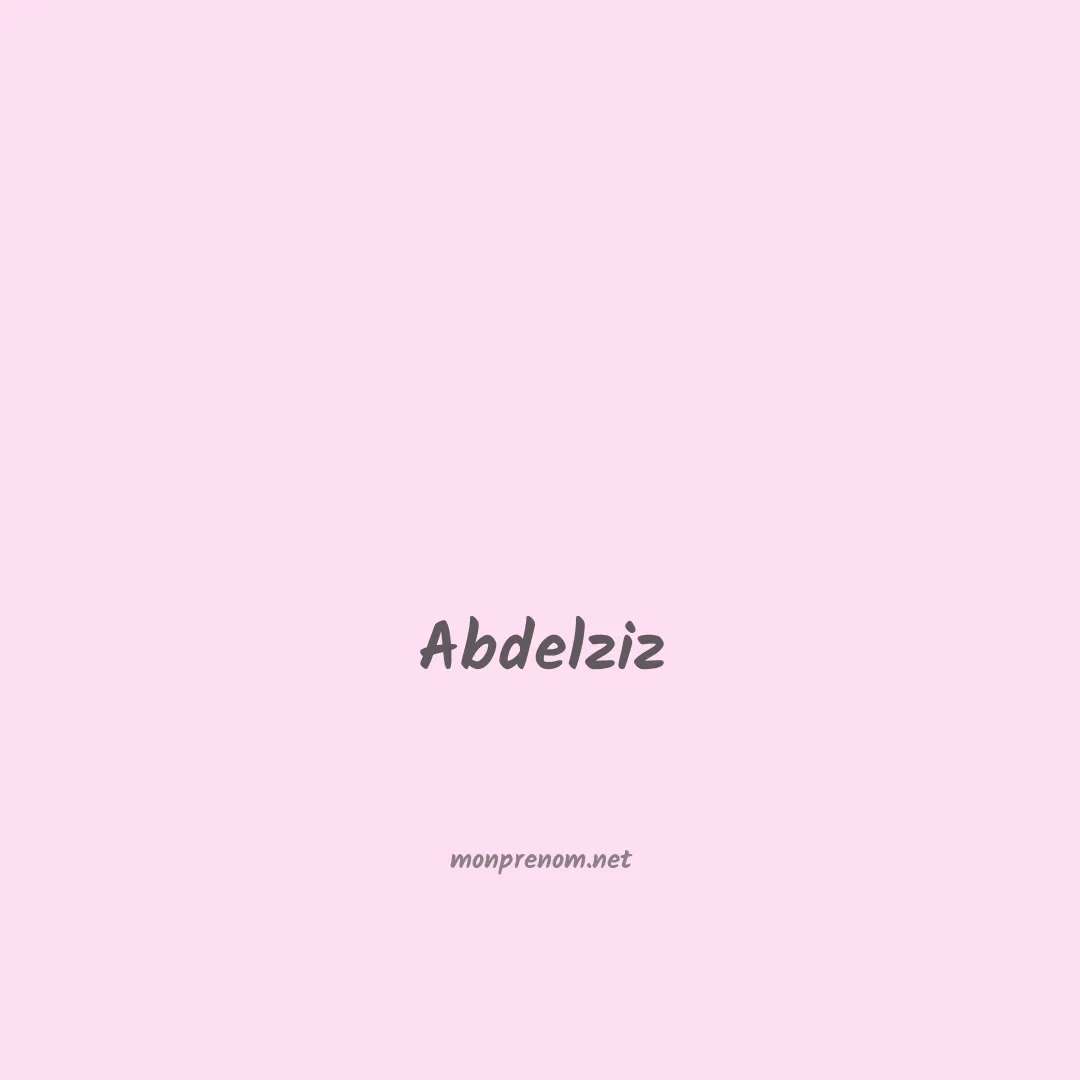 Abdelziz en chinois