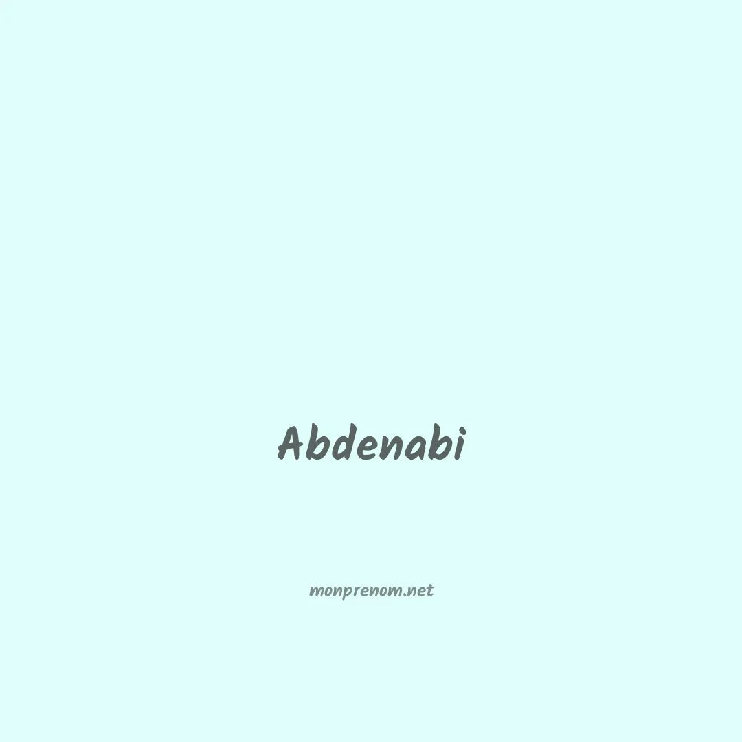 Abdenabi en chinois