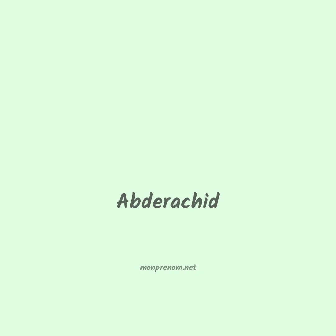 Abderachid en chinois