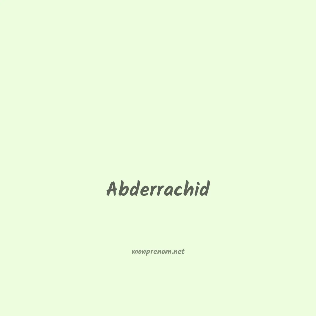 Abderrachid en chinois