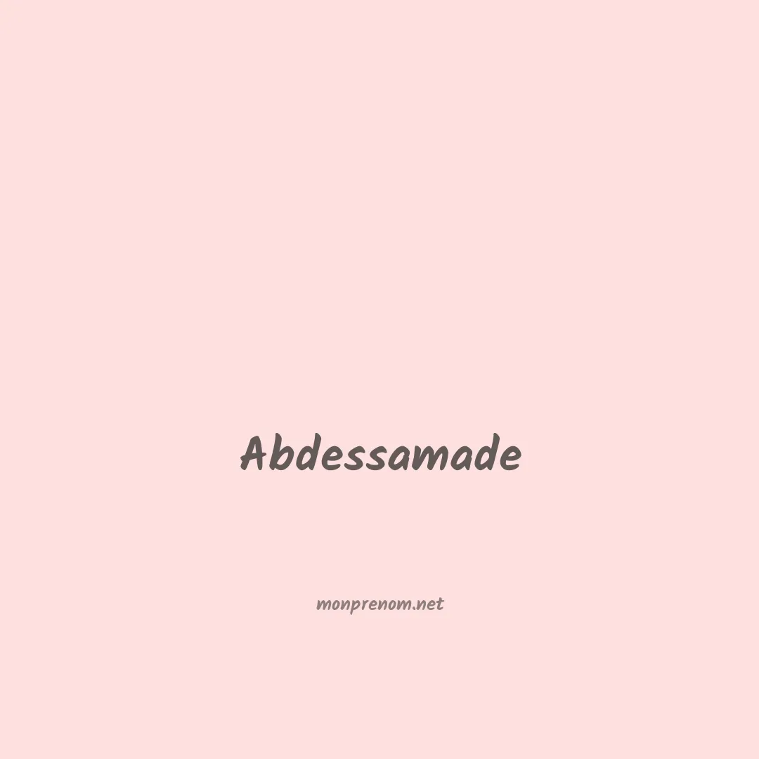 Abdessamade en chinois