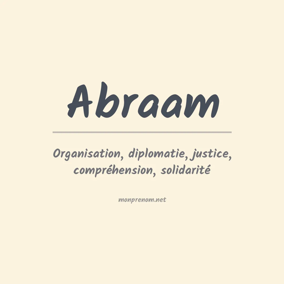 Prénom Abraam