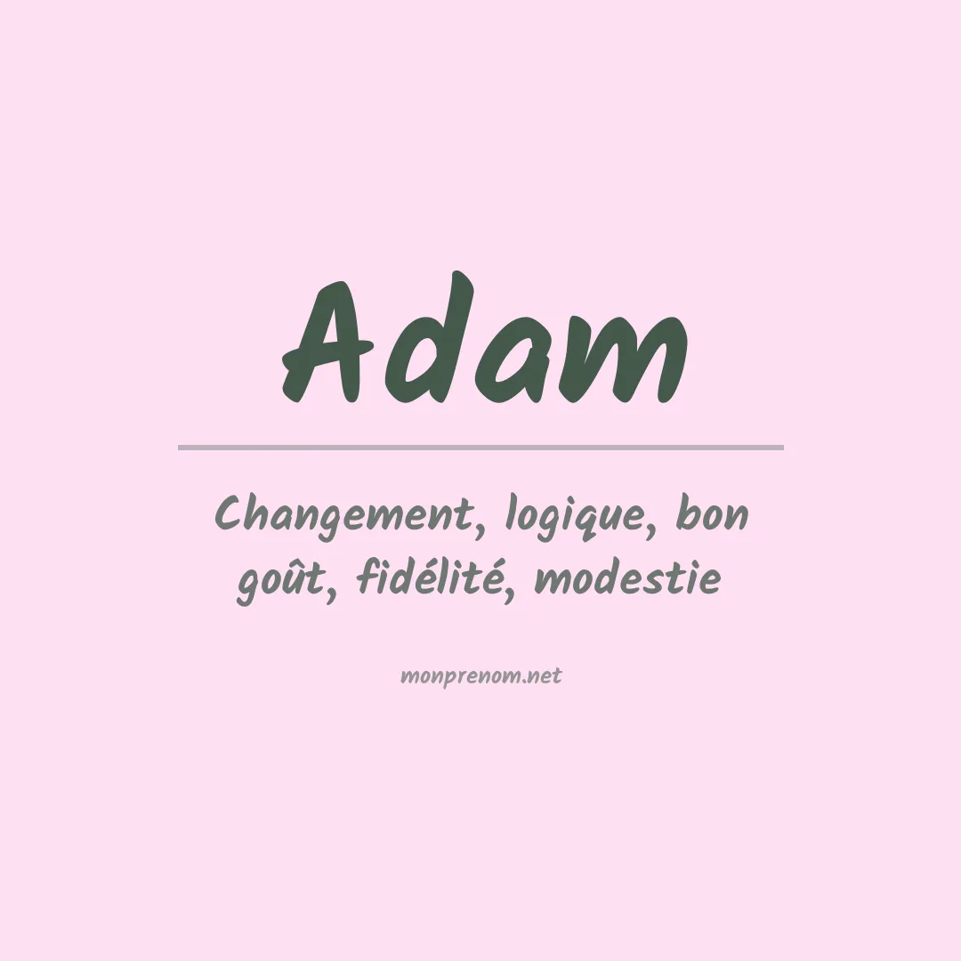 Prénom Adam