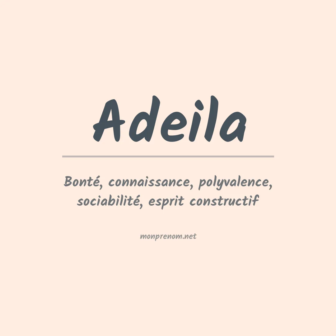 Prénom Adeila