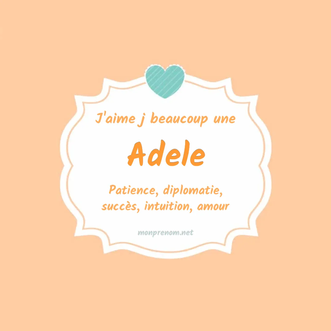 J'aime beaucoup Adele