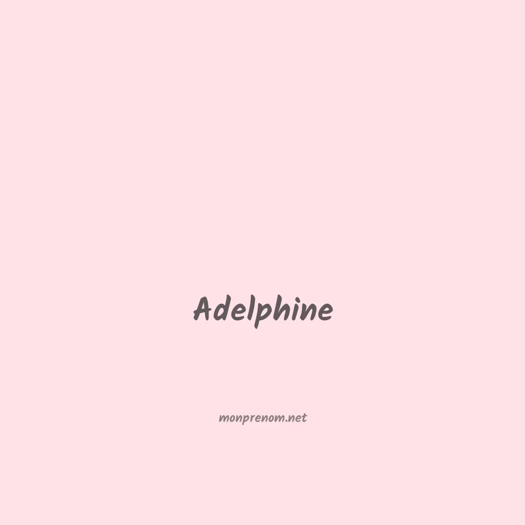 Adelphine en chinois