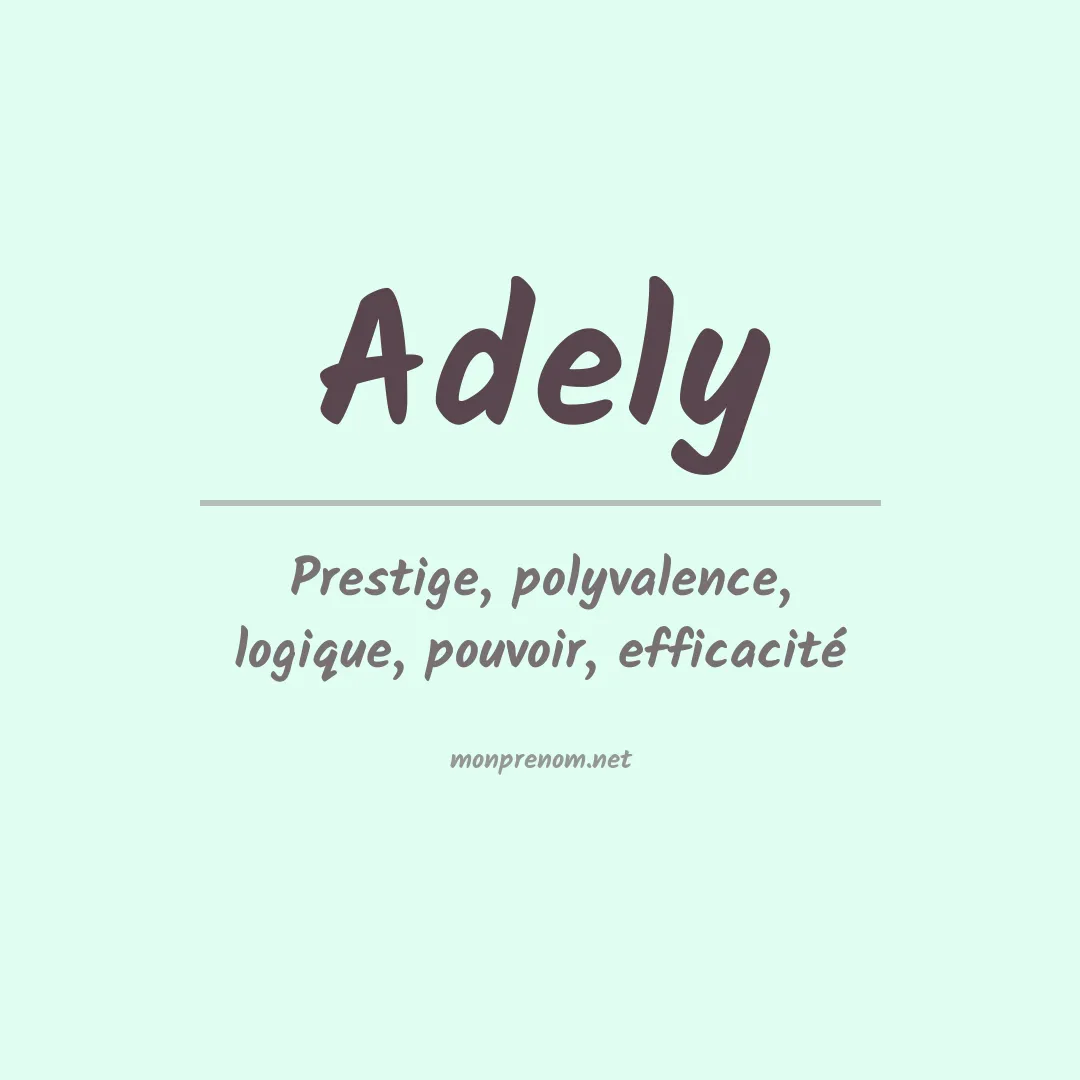 Prénom Adely