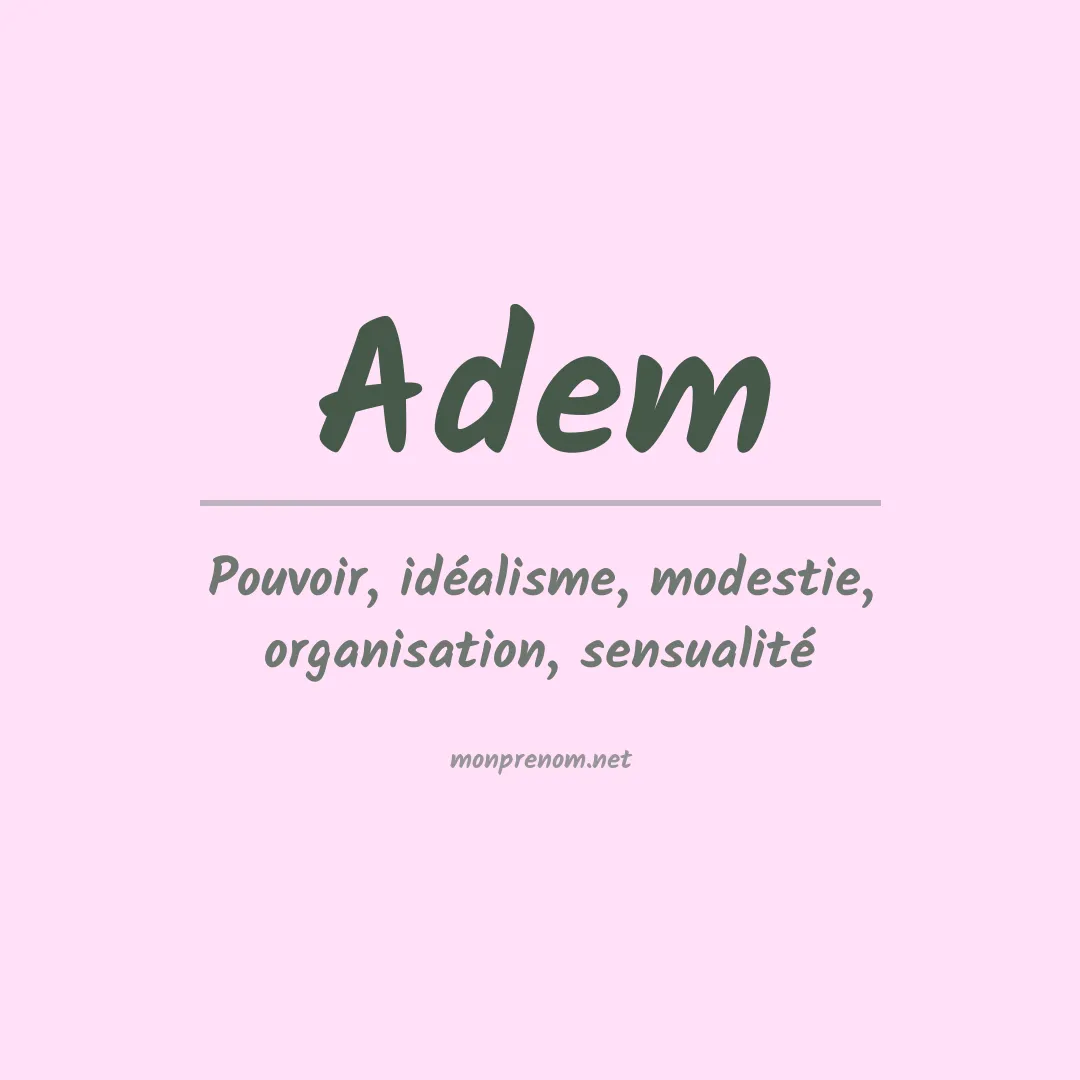 Prénom Adem