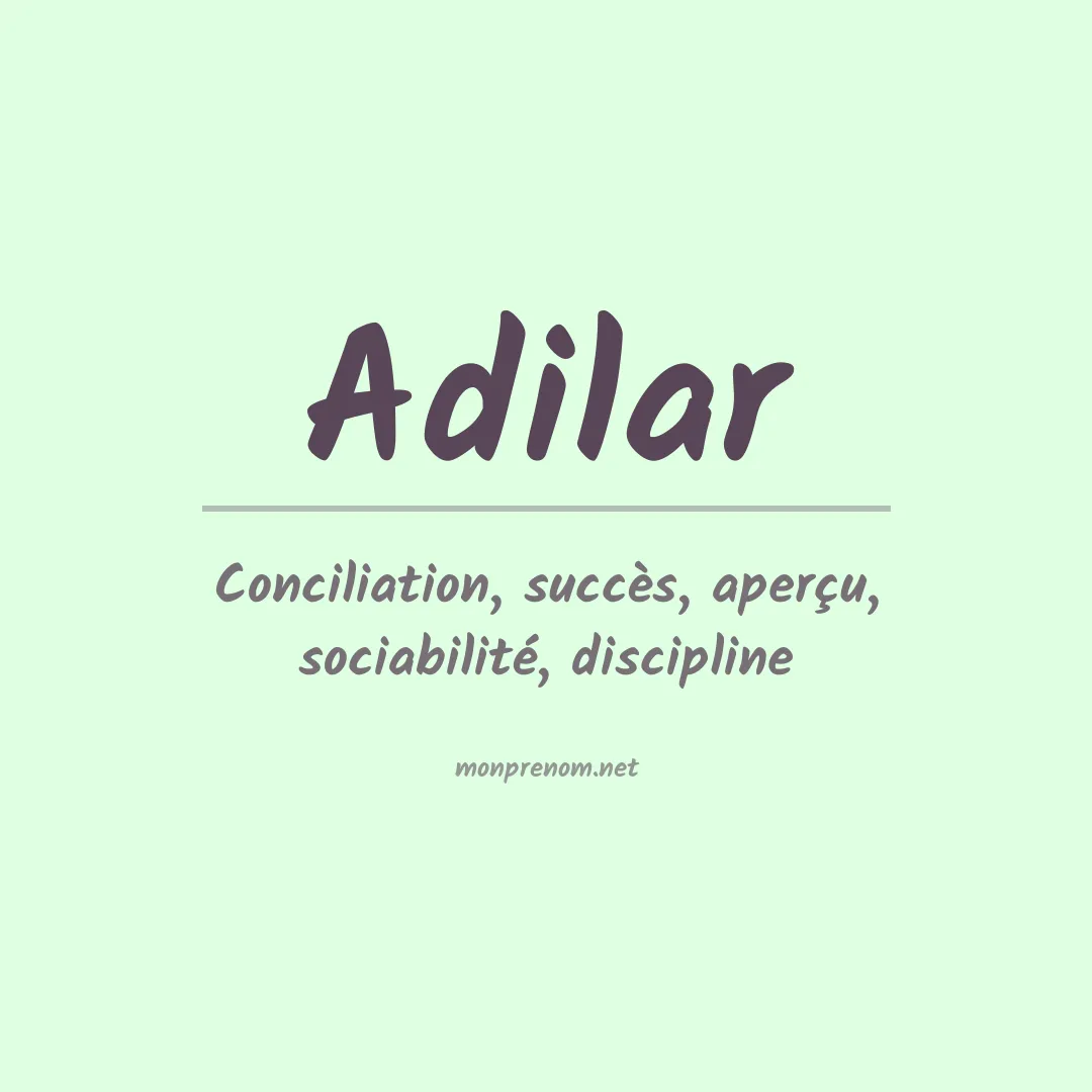 Prénom Adilar
