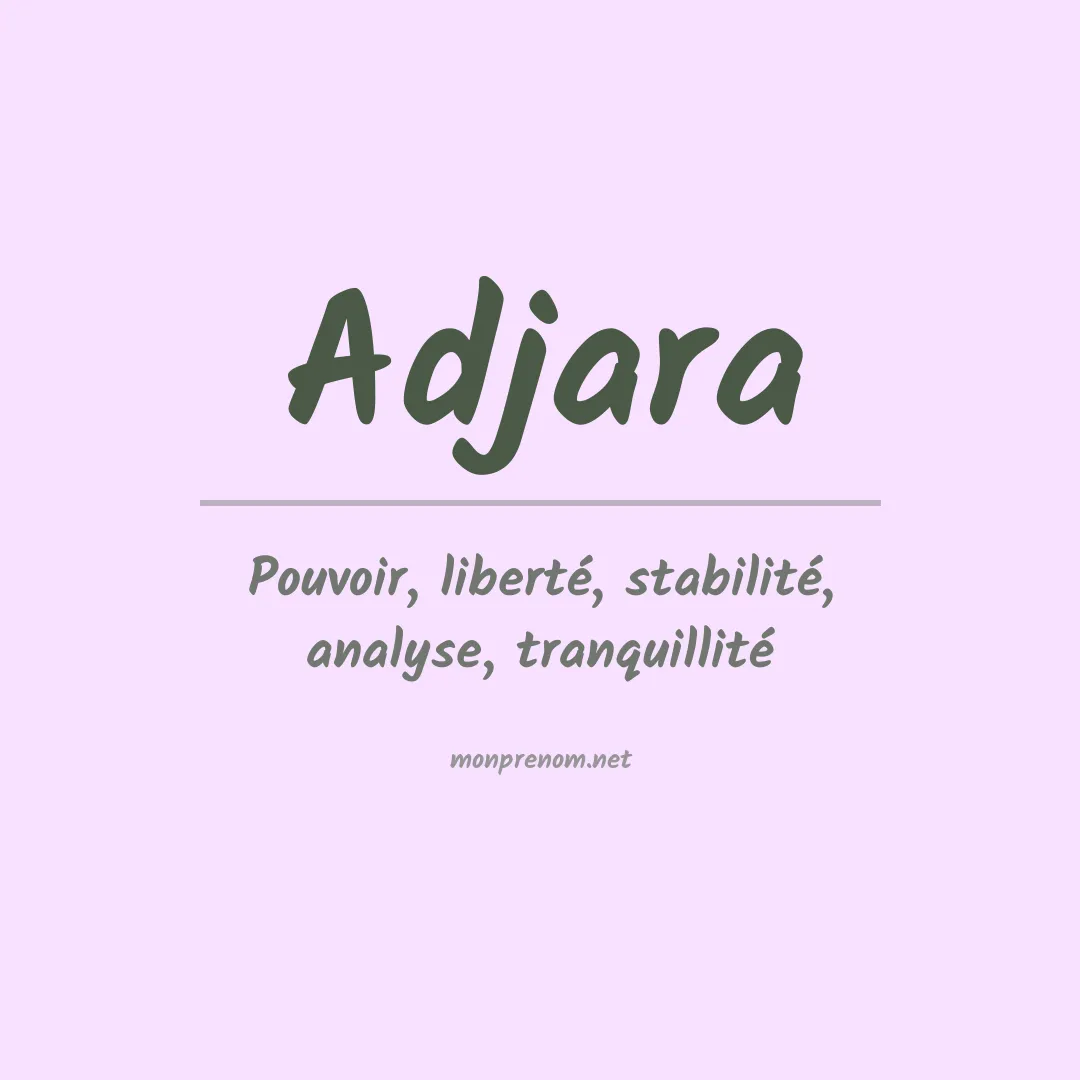 Prénom Adjara
