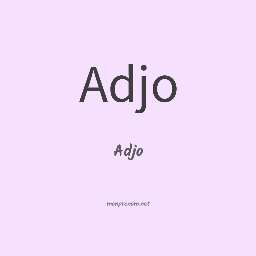 Adjo en chinois