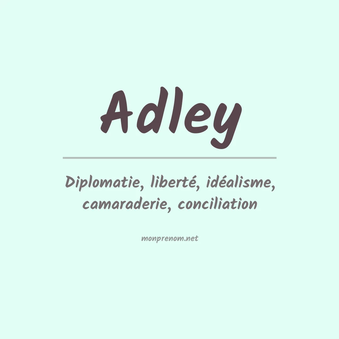 Prénom Adley