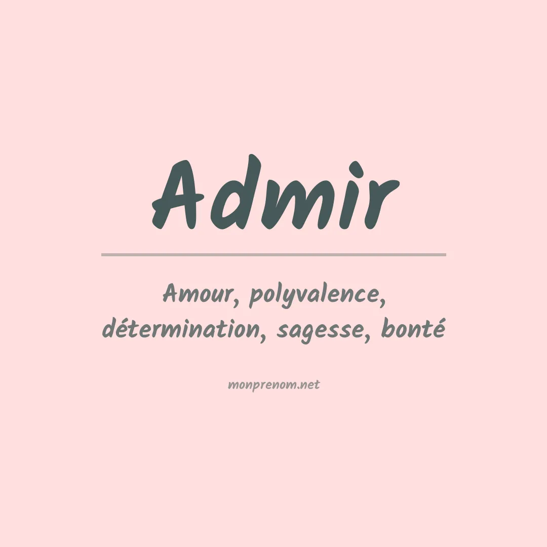 Prénom Admir