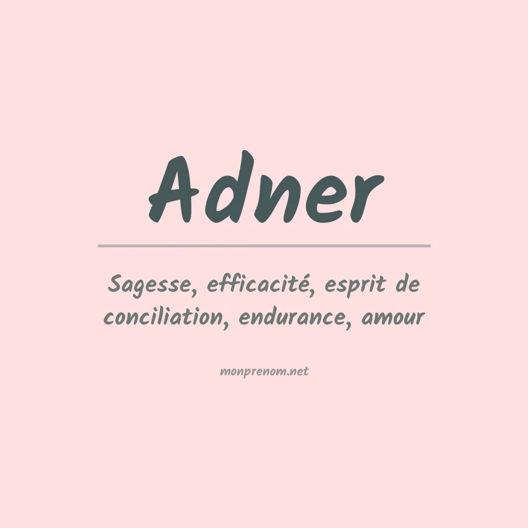 Prénom Adner