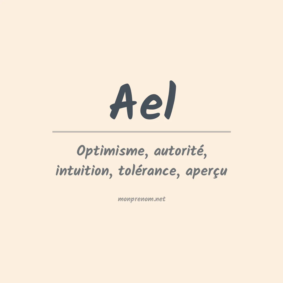 Prénom Ael