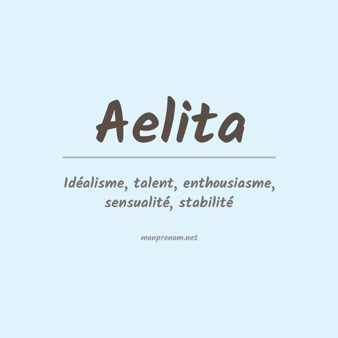 Prénom Aelita