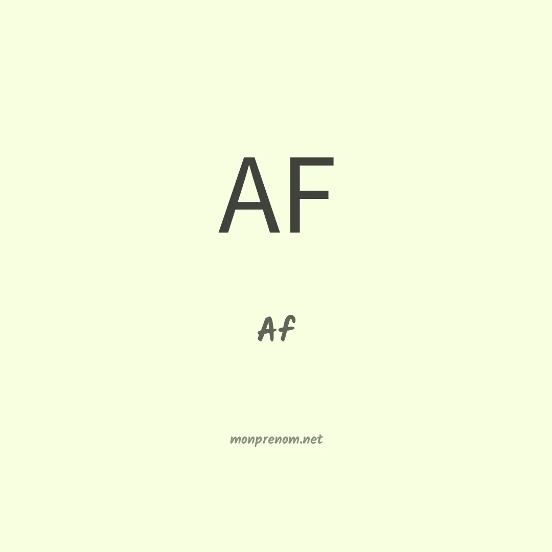 Af en chinois