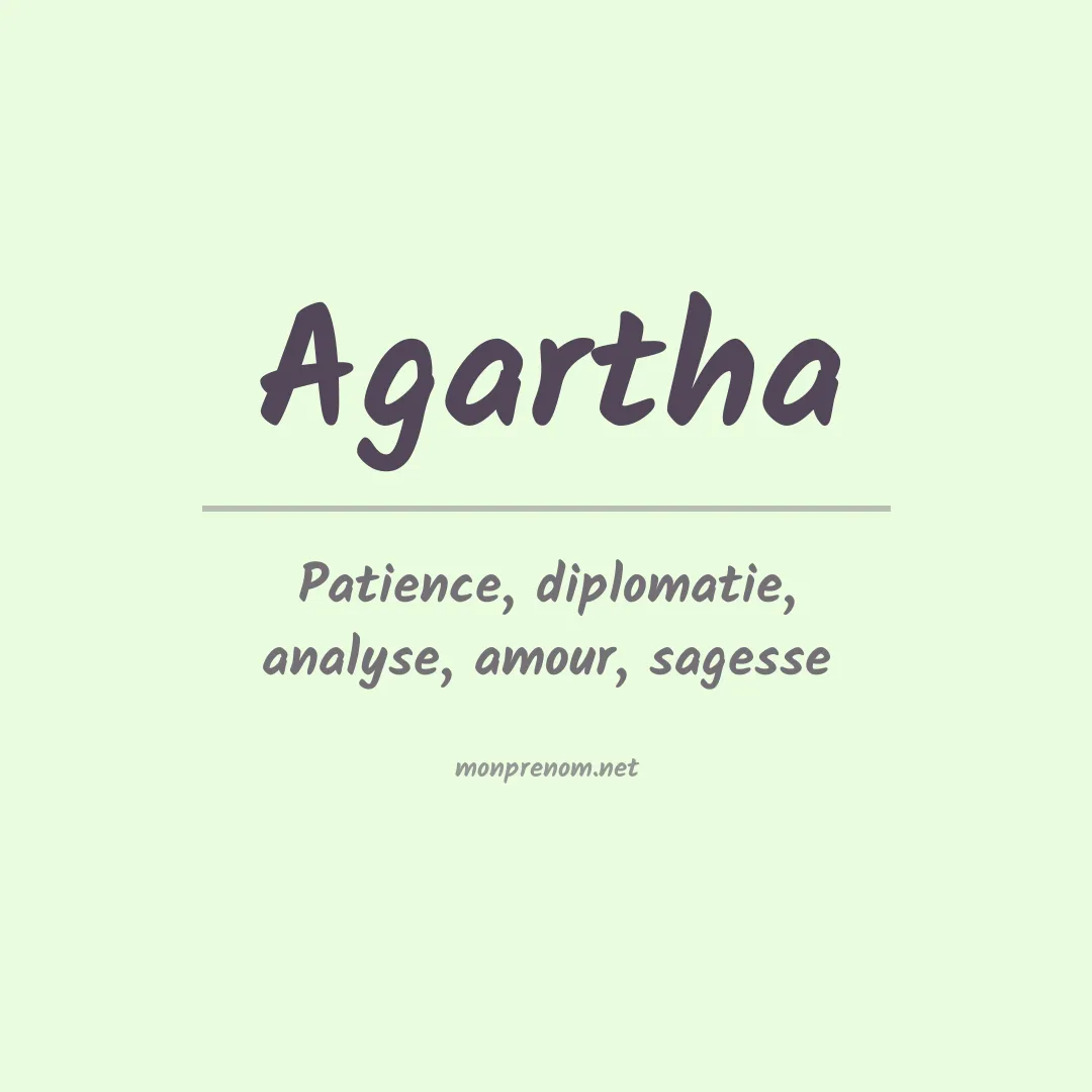 Signification du prénom Agartha