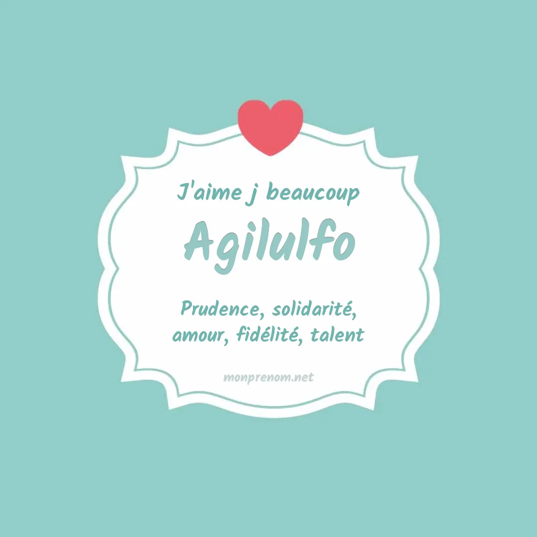 J'aime beaucoup Agilulfo