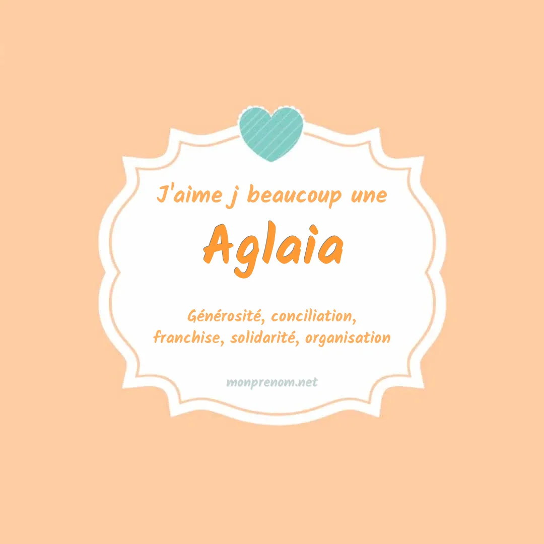 J'aime beaucoup Aglaia