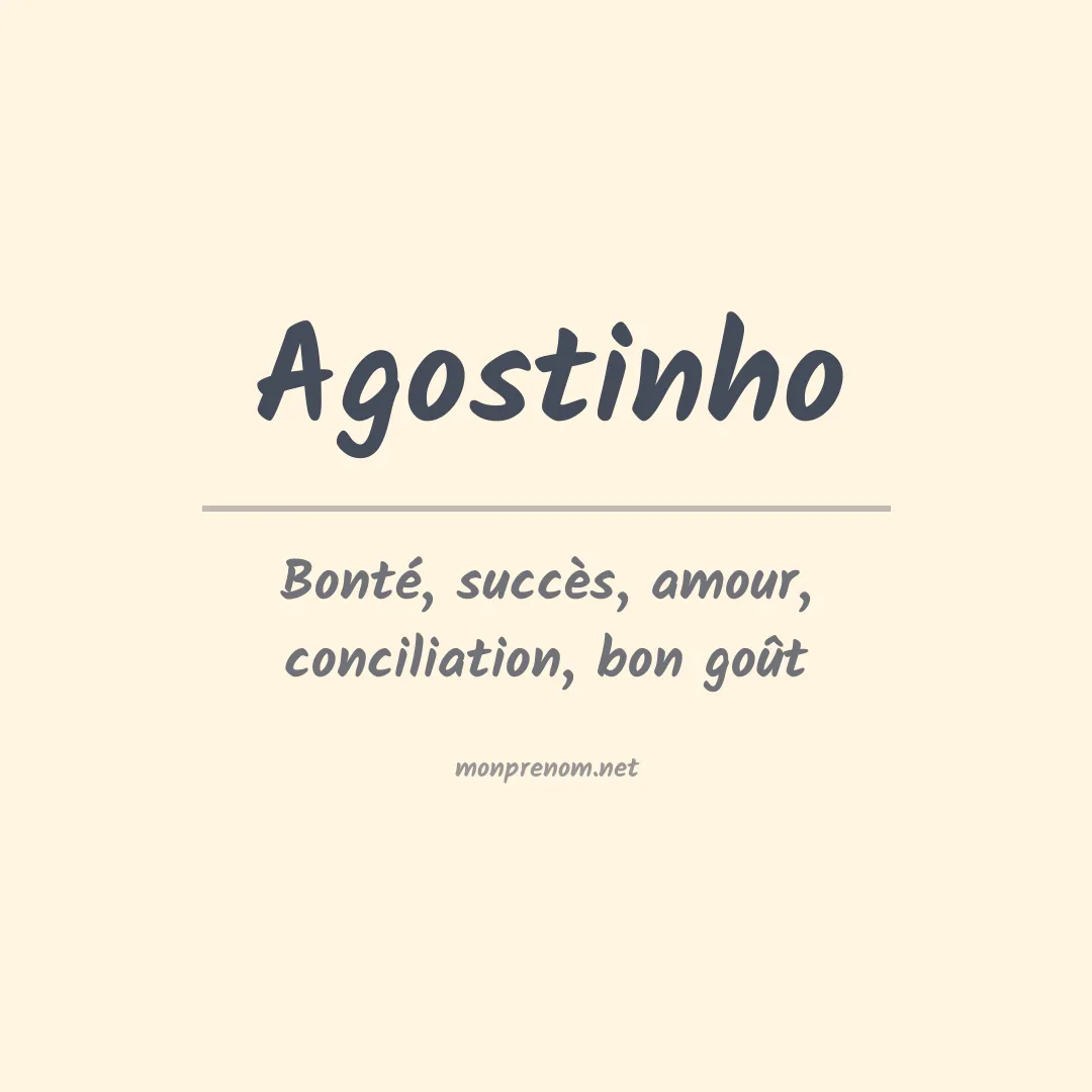 Prénom Agostinho