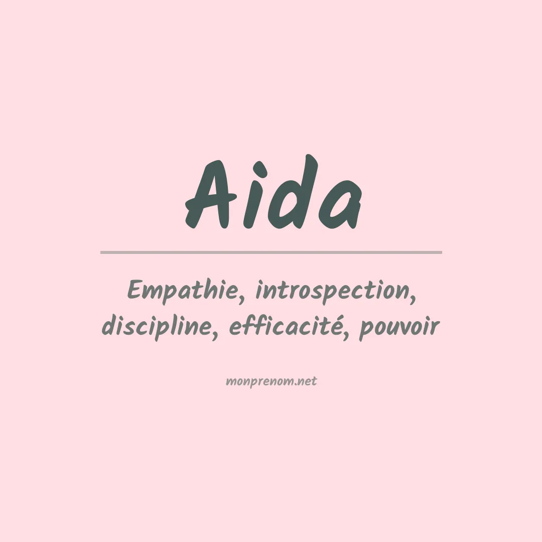 Prénom Aida