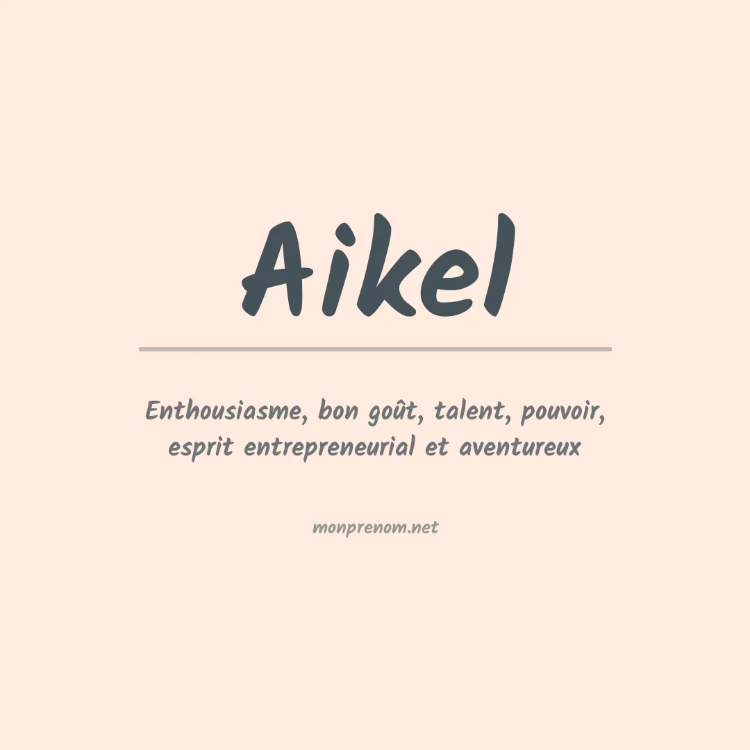 Prénom Aikel