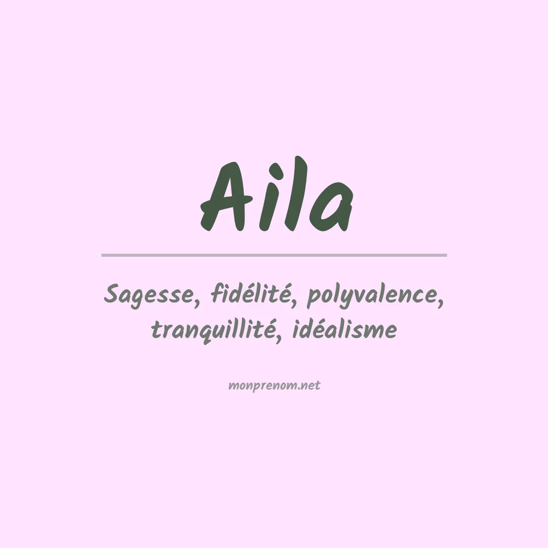 Prénom Aila