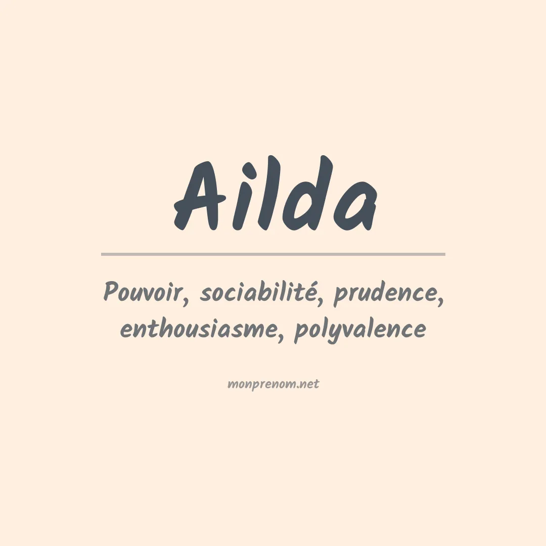 Prénom Ailda