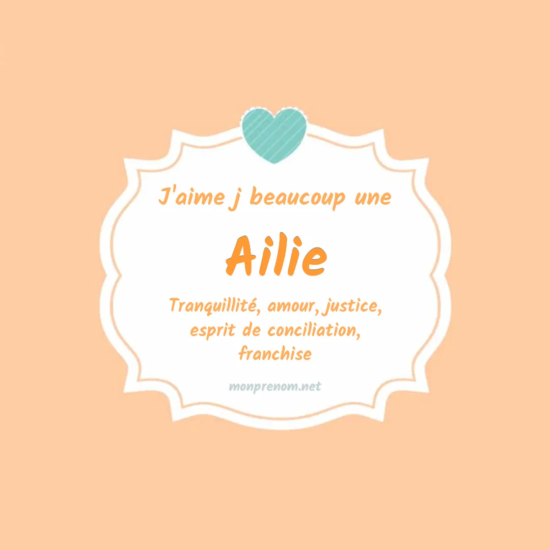 J'aime beaucoup Ailie