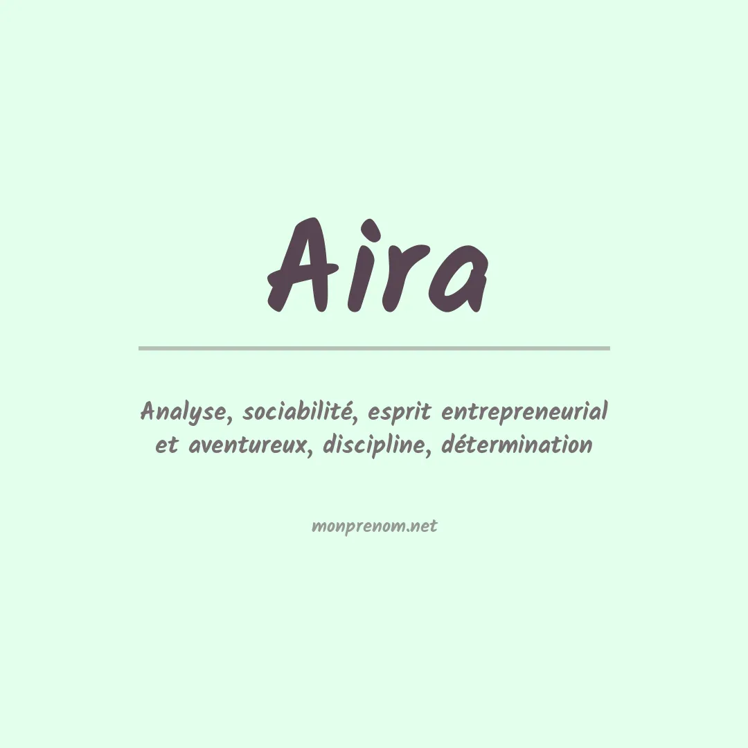 Prénom Aira