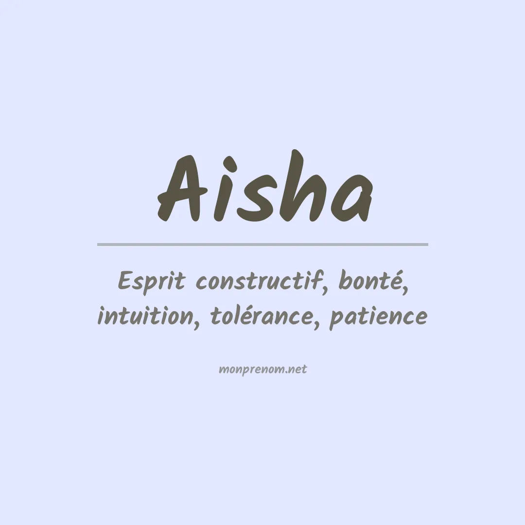 Prénom Aisha
