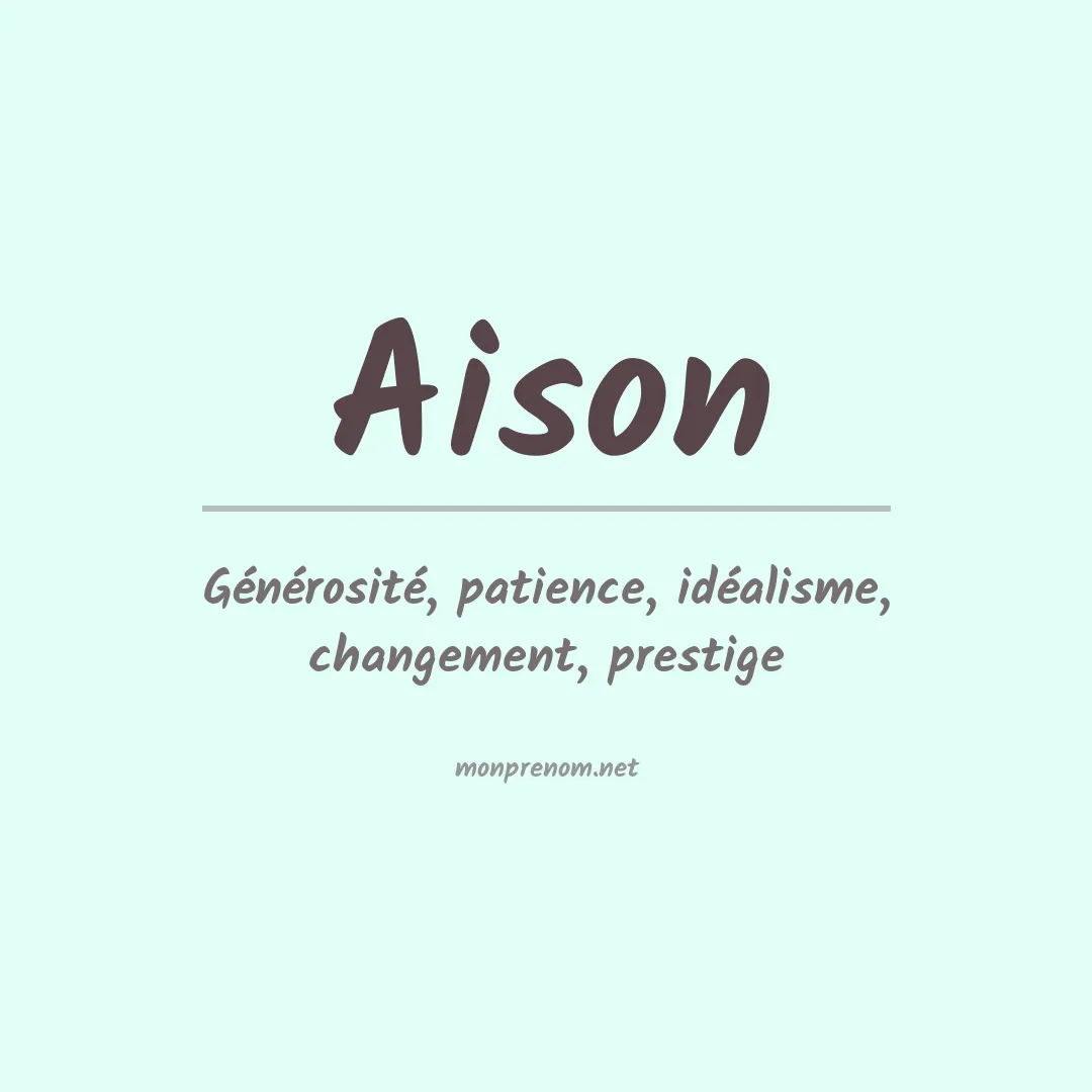 Prénom Aison