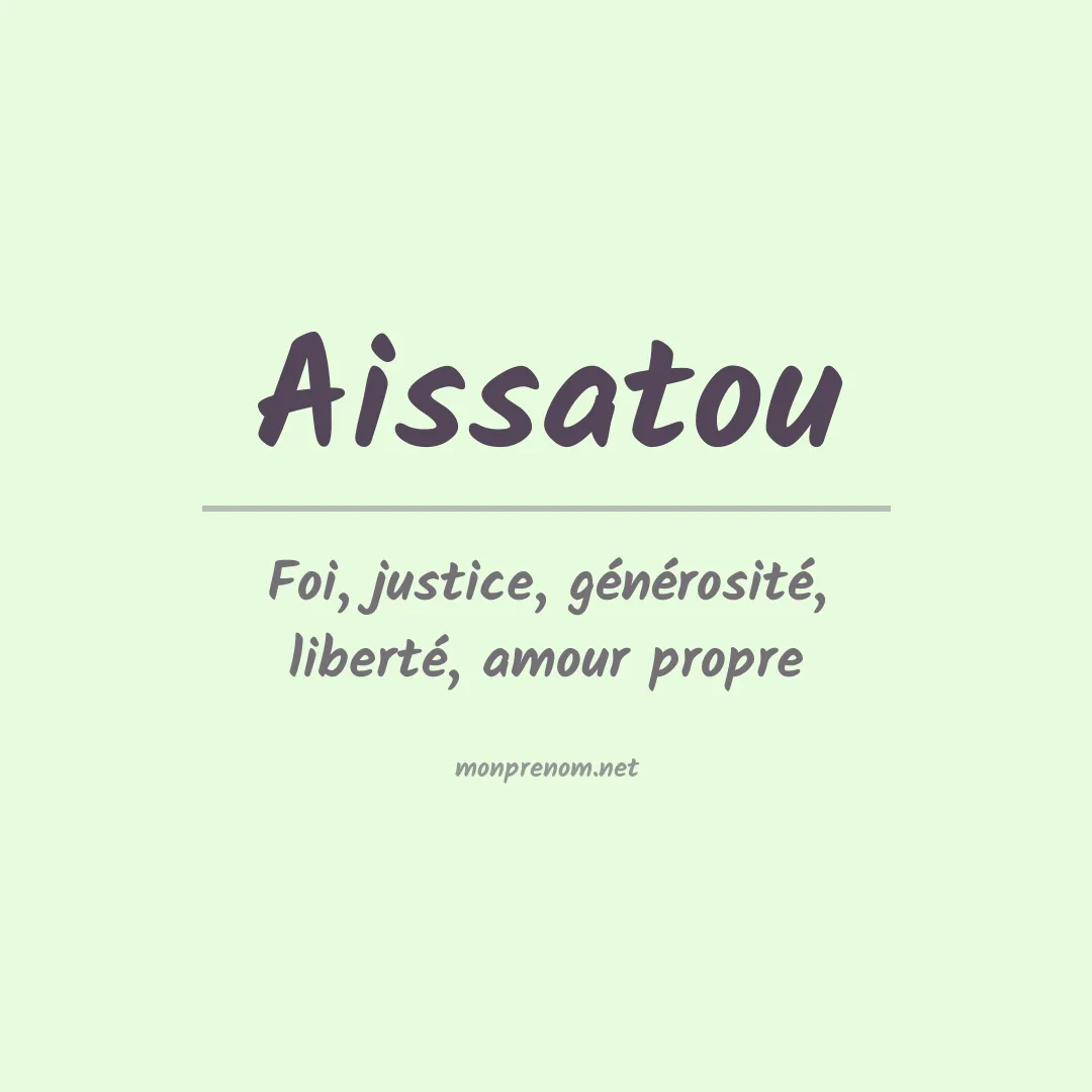 Prénom Aissatou