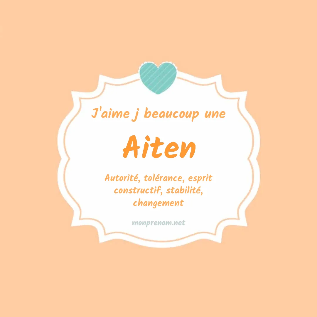 J'aime beaucoup Aiten