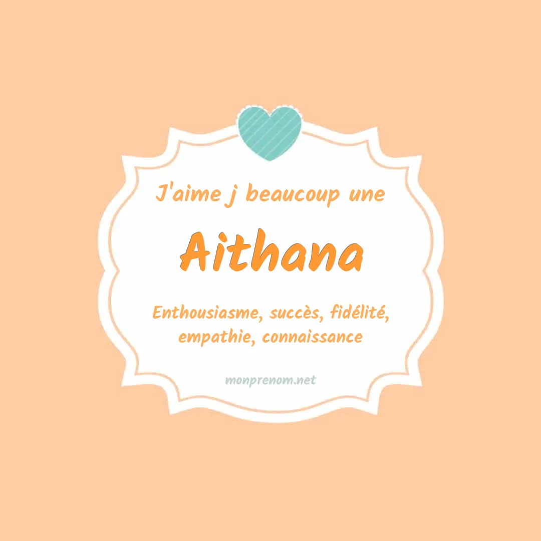 J'aime beaucoup Aithana