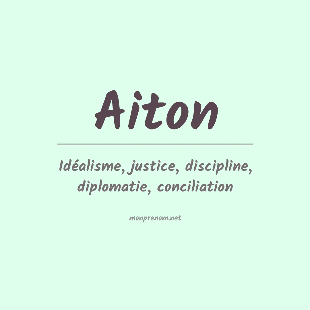 Prénom Aiton
