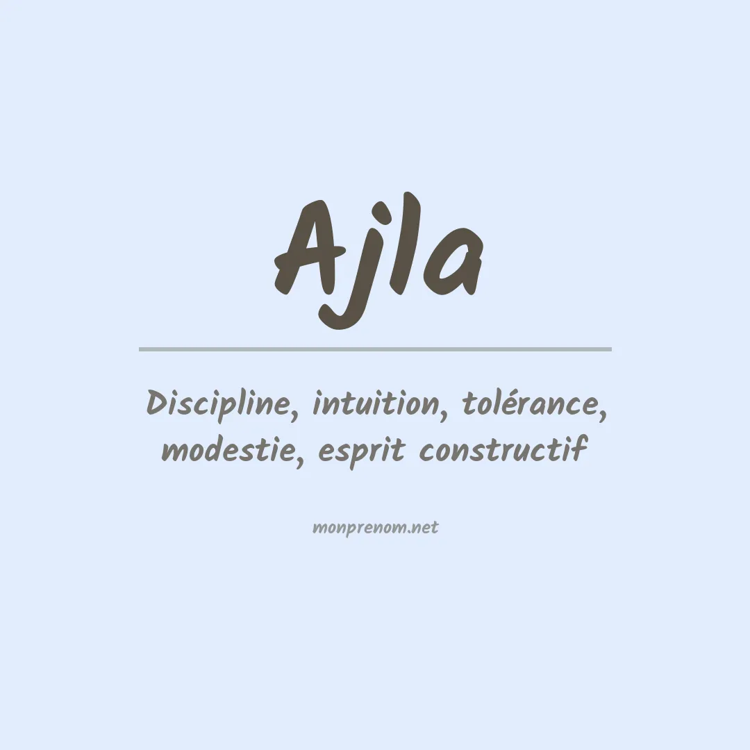 Prénom Ajla