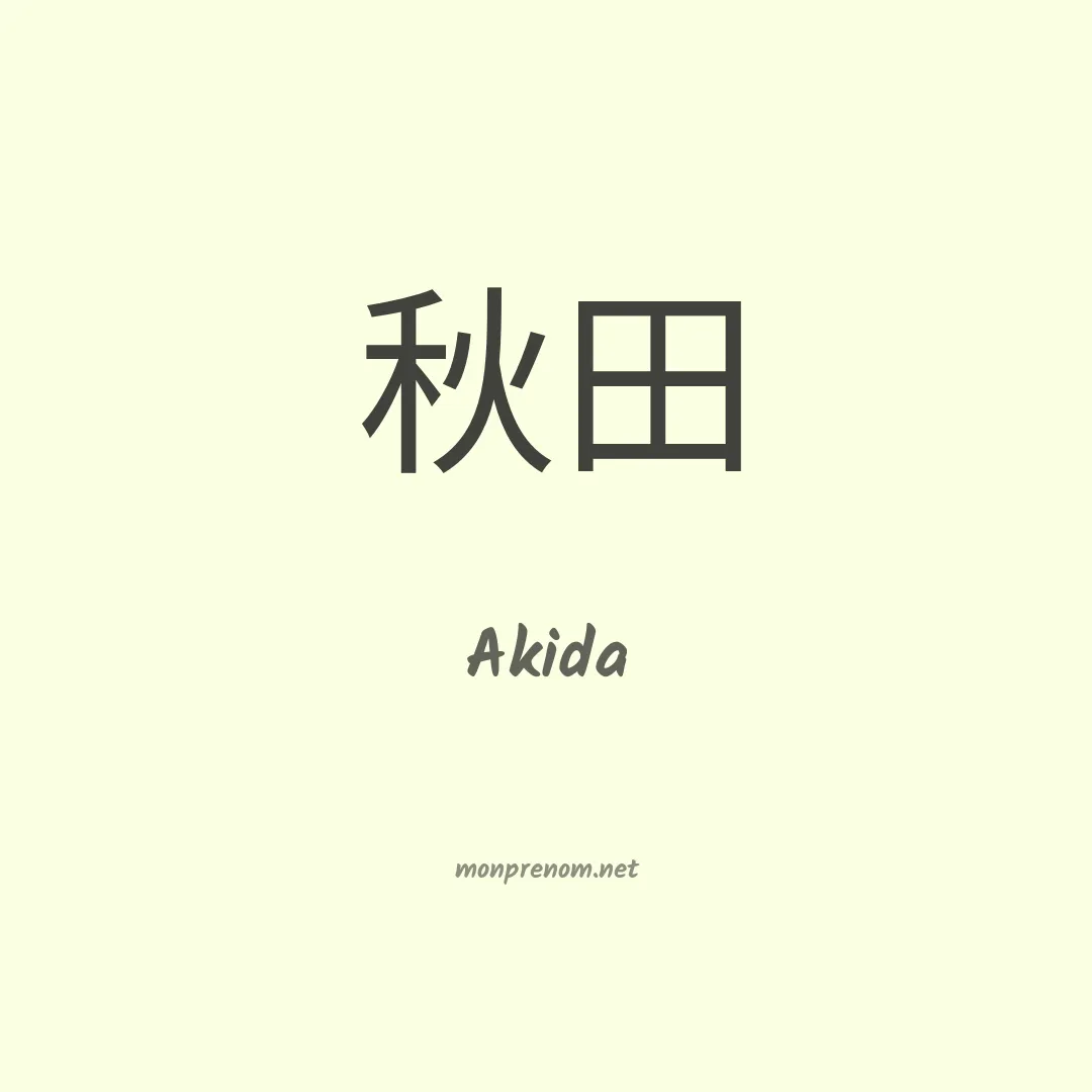 Akida en chinois