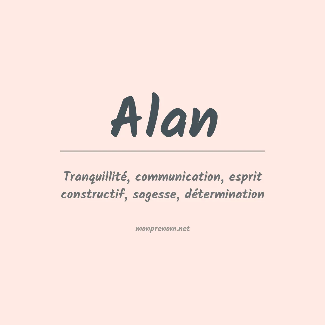 Prénom Alan